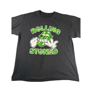 Rolling Stoned graphic tee